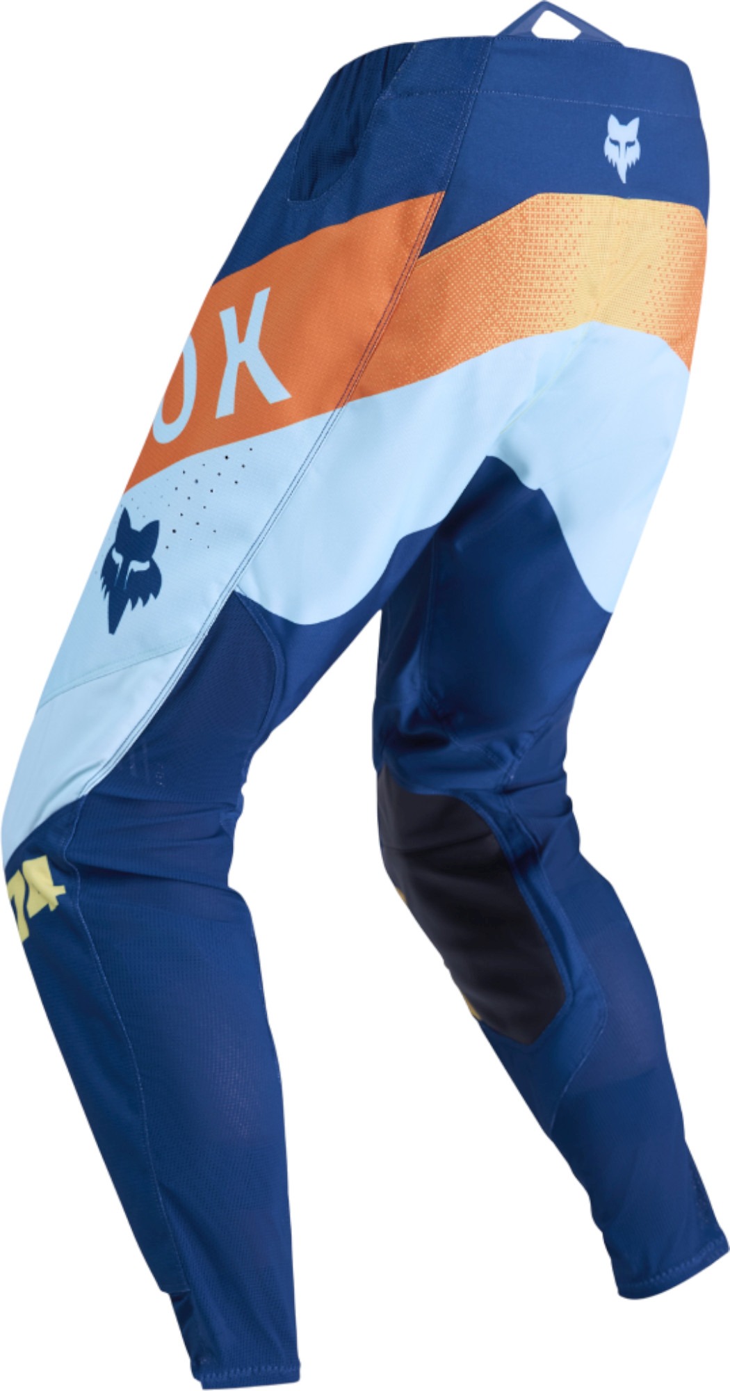 FOX 360 Tine Pantaloni de motocross Albastru/Portocaliu 32 Figura 2