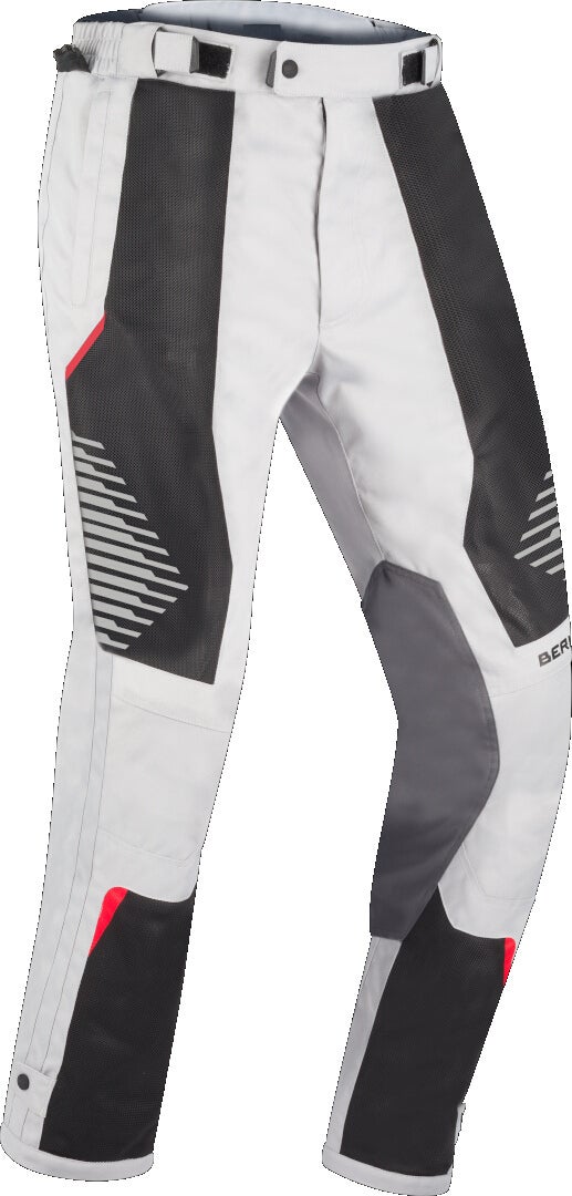 Bering Bakundu Motorrad Textilhose schwarz/grau/rot 4XL Abbildung 1