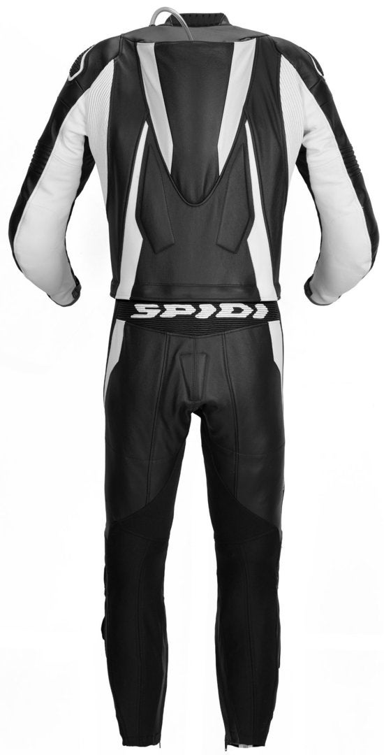 Spidi Sport Warrior Touring Two Piece Motorcycle Leather Suit black/white 60 Figure 3