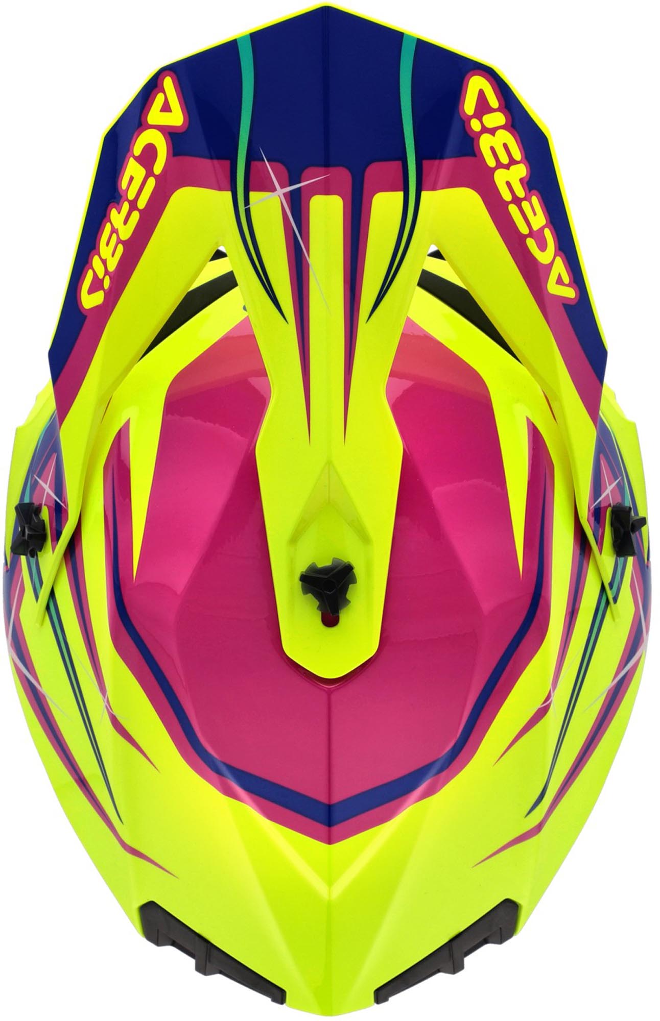 Acerbis Linear Graphic 2026 Cască de motocross roz/galben-neon/turcoaz S (55/56) Figura 6