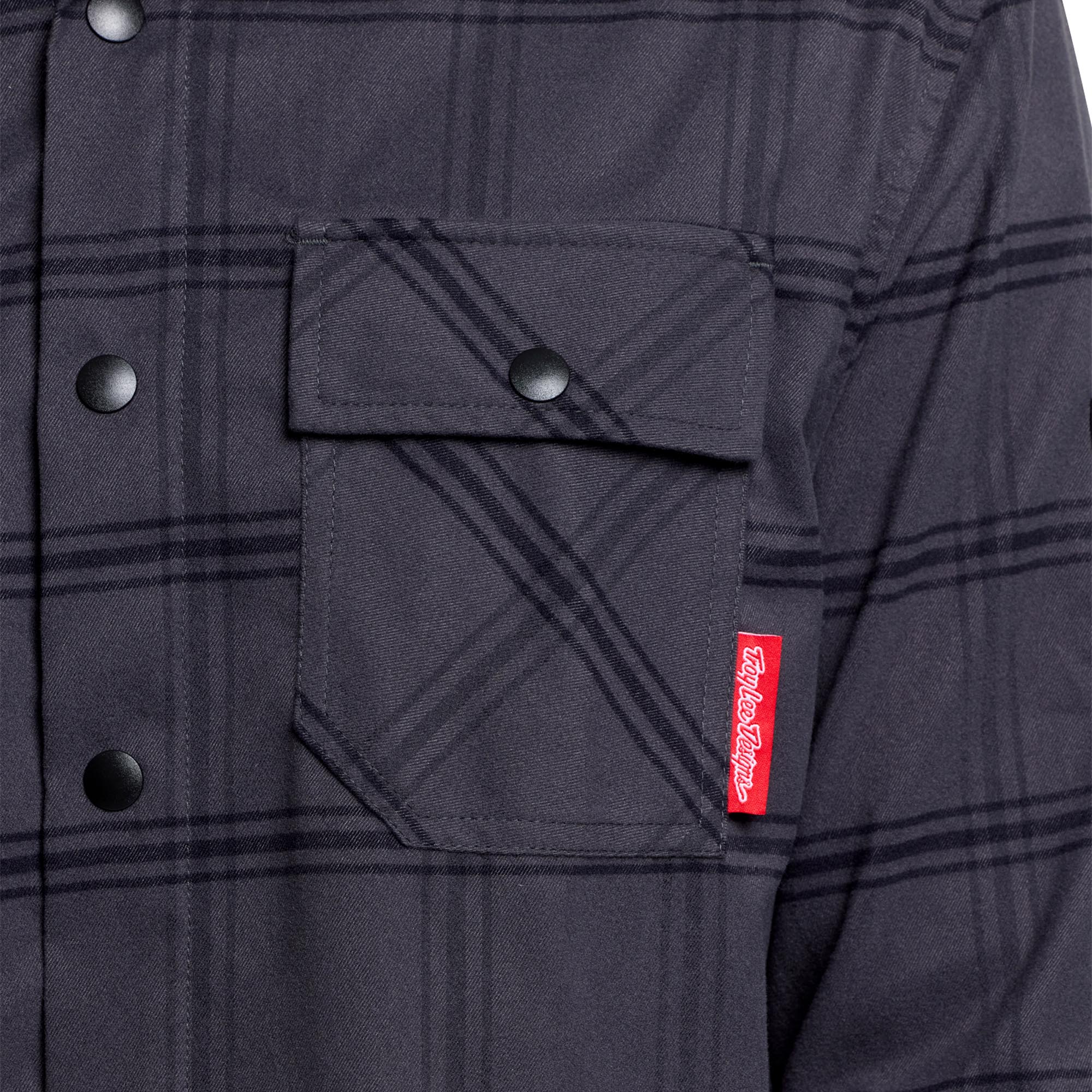 Troy Lee Designs Ruckus Ride Flannel Bicycle Shirt anthracite M Figure 4