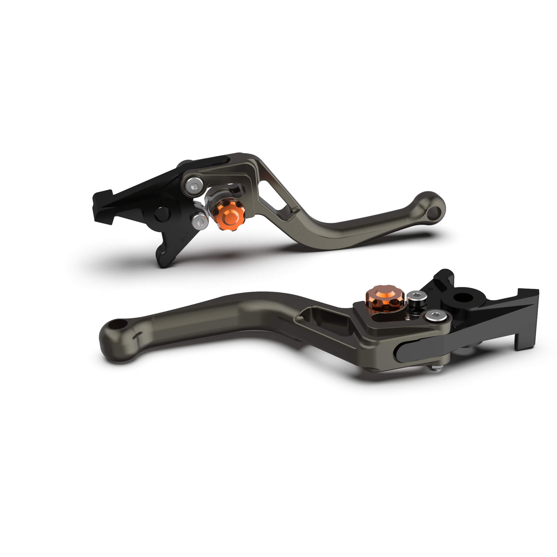 LSL Kupplungshebel BOW L58R, kurz anthrazit Orange Abbildung 1