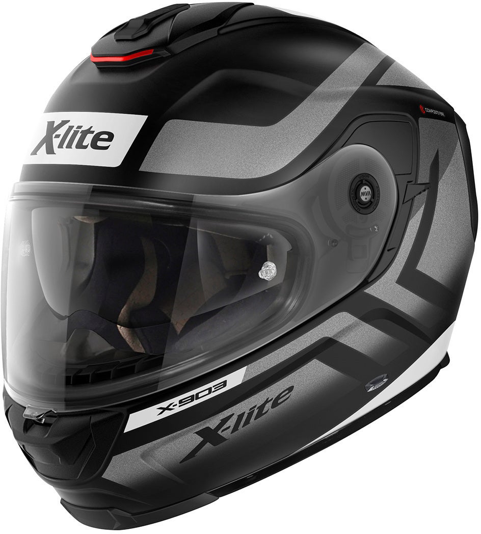 X-lite X-903 Airborne N-Com Capacete preto/cinza/branco L (60) Figura 1