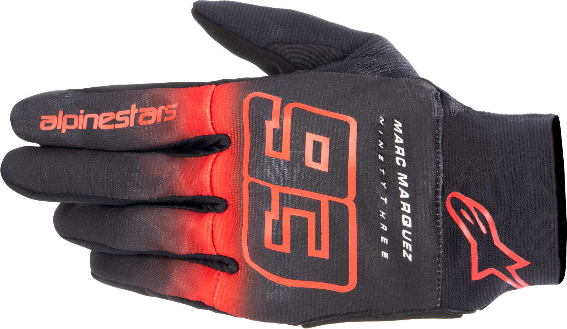 Alpinestars Aragon Motorradhandschuhe schwarz/grau/rot M Abbildung 1