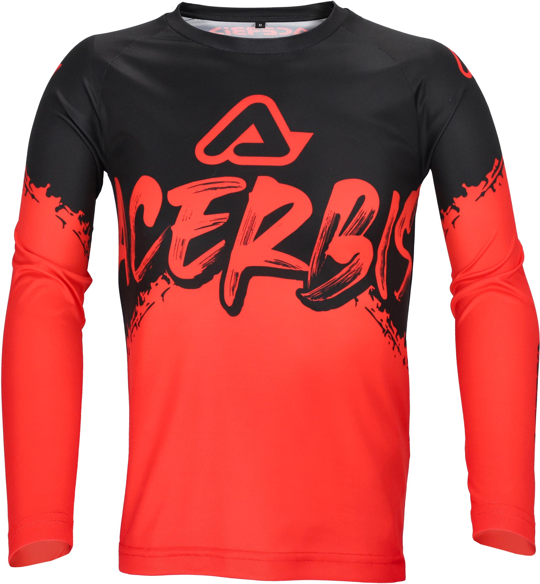 Acerbis MX Linear Graphic Tricou de motocross pentru tineret Negru/Roșu S Figura 3