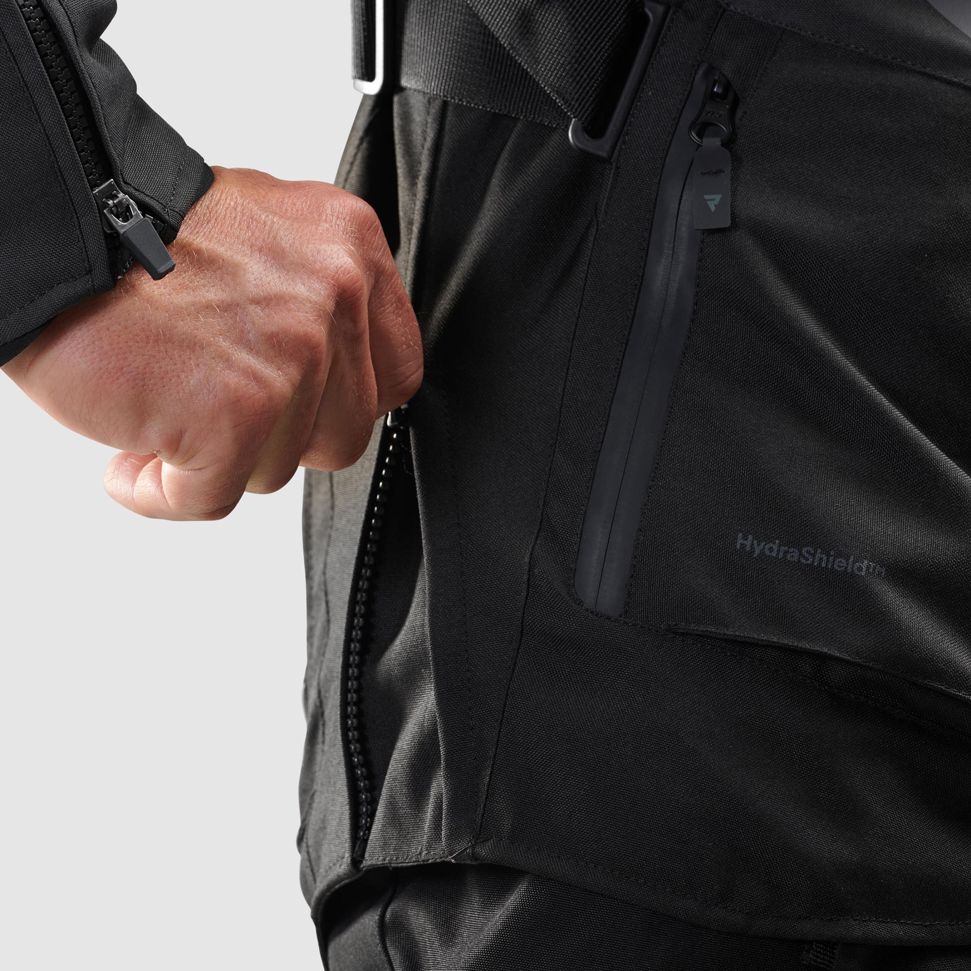 Rebelhorn Hiker 4 waterproof Motorcycle Textile Jacket black S Figure 8