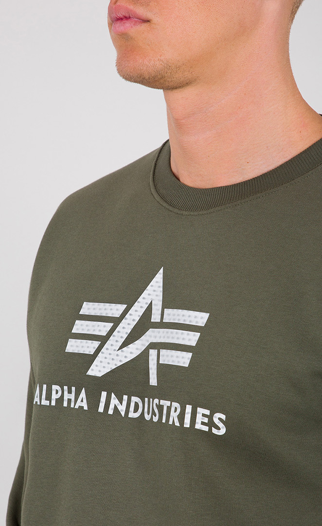 Alpha Industries 3D Logo Sweatshirt Olive M Figuur 2