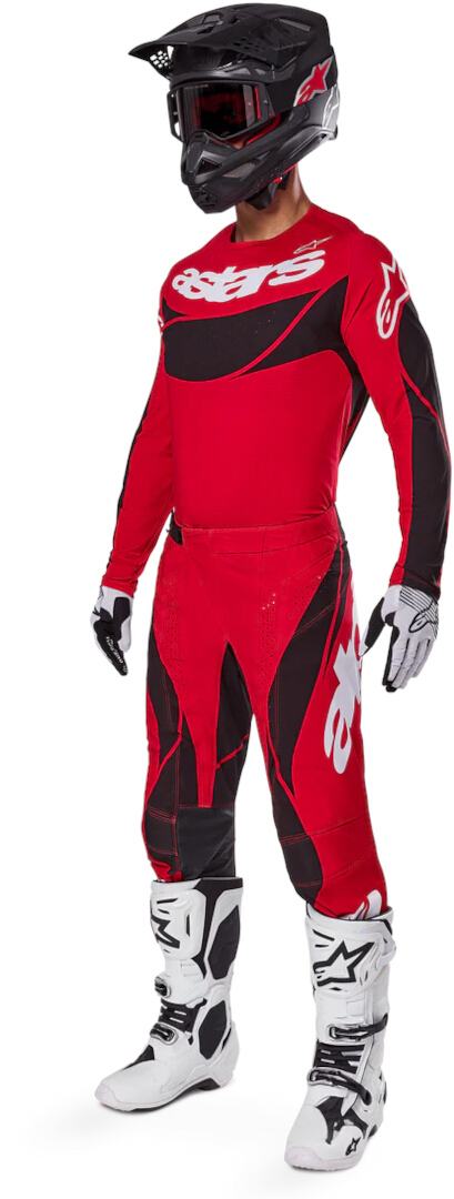 Alpinestars Techstar Dreem Tricou de motocross Roșu/Negru S Figura 2