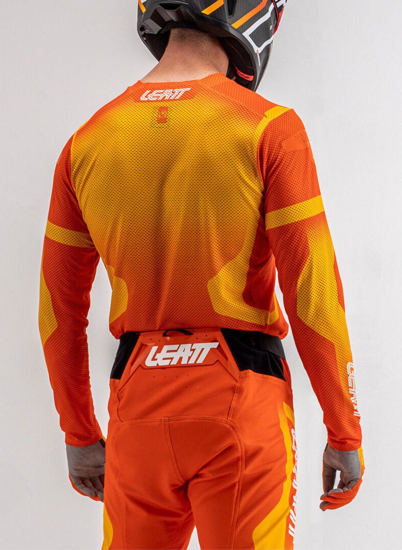 Leatt 5.5 UltraWeld 2025 Motocross Jersey orange/gelb L Abbildung 4