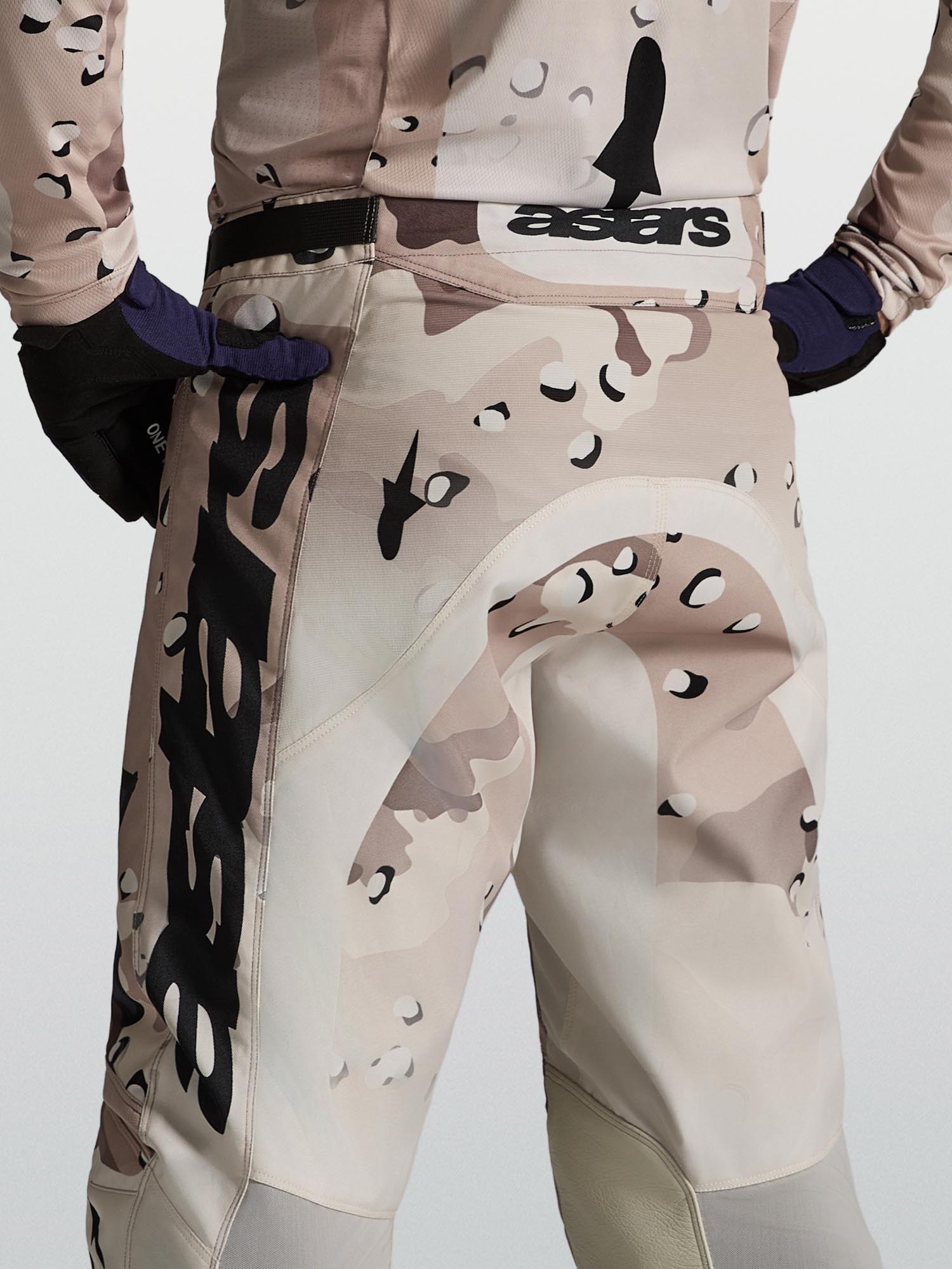 Alpinestars Racer Lone Motocross hlače rjava/črna 32 Slika 9