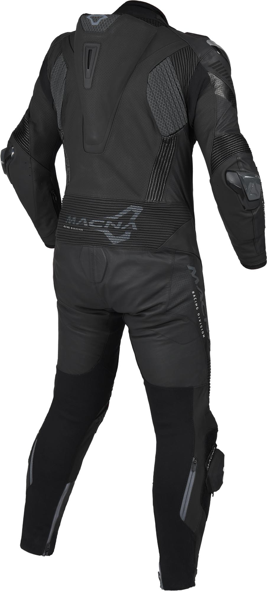 Macna Chromiq 1-Teiler Motorrad Lederkombi schwarz 60 Abbildung 2