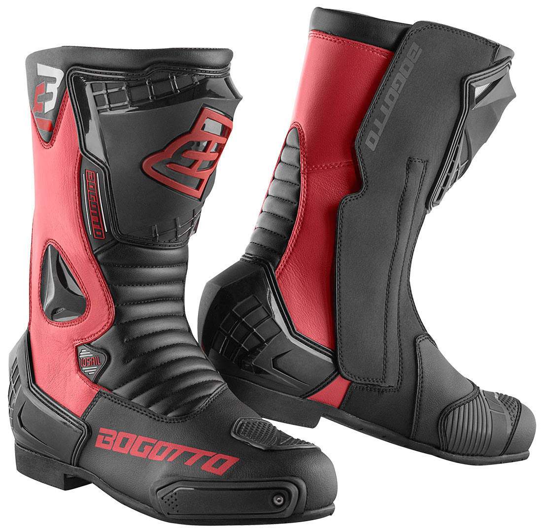 Bogotto Losail Motorcycle Boots black/red 43 Figure 1