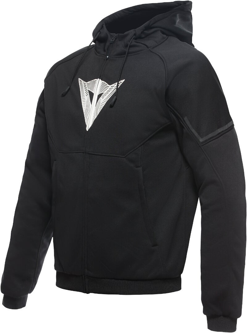 Dainese Daemon-X Safety 2.0 Motorcykel-zip-hoodie svart/vitt 50 Figur 1