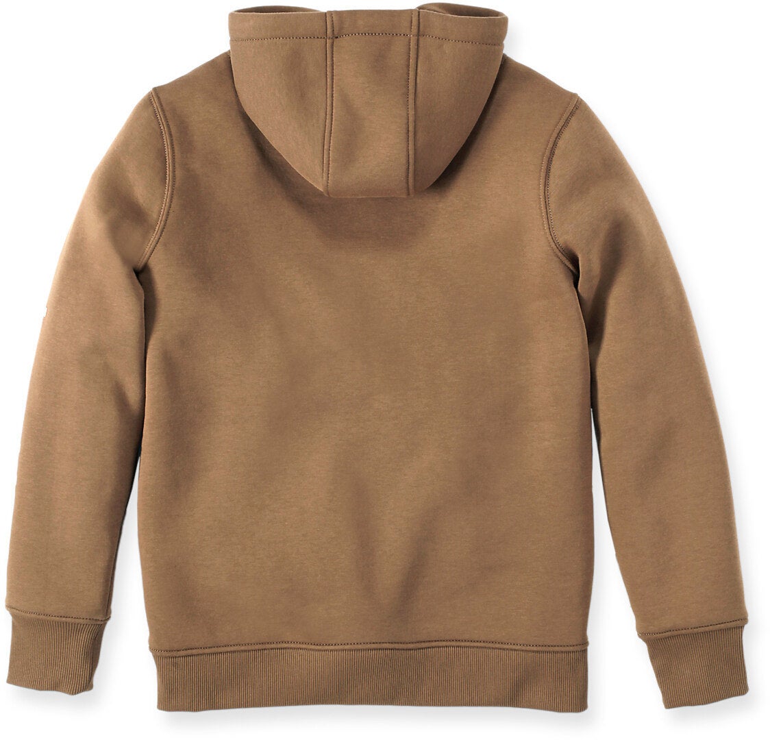 Carhartt Clarksburg Logo Sweat à capuche pour dames Marron M Figure 2