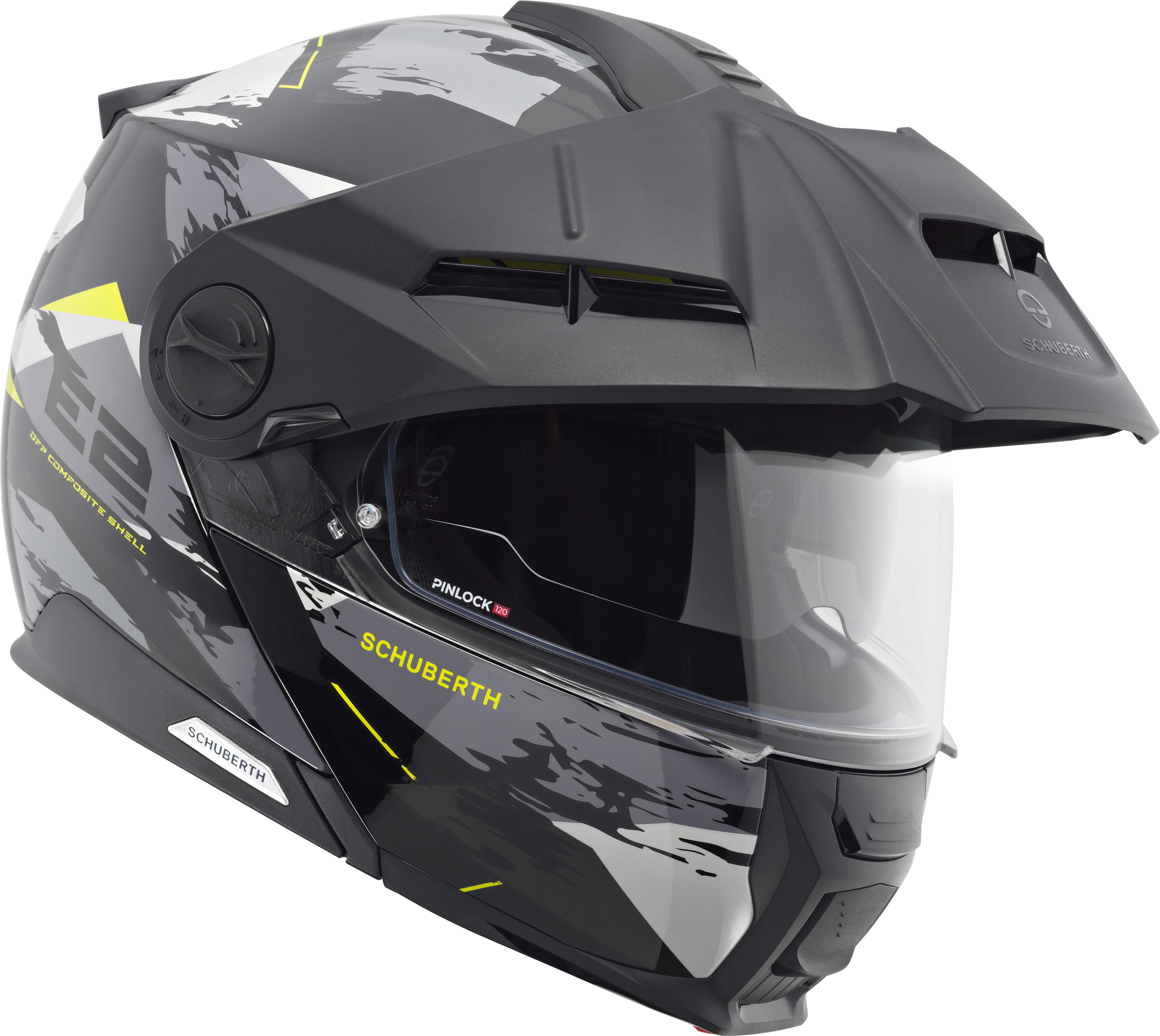 Schuberth E2 Trail Шлем чёрный/серый/жёлтый S (55) Рисунок 2