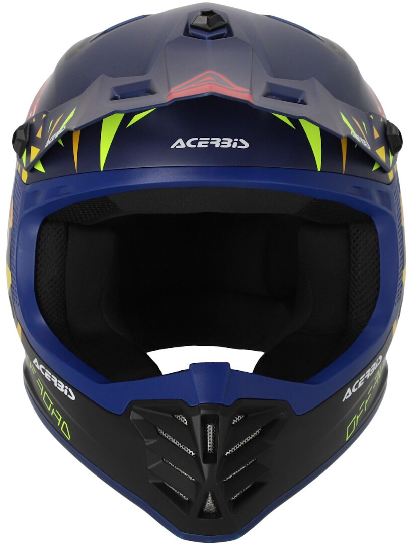 Acerbis Profile Молодежный шлем для мотокросса чёрный матово/синий Y/S (47/48) Рисунок 5