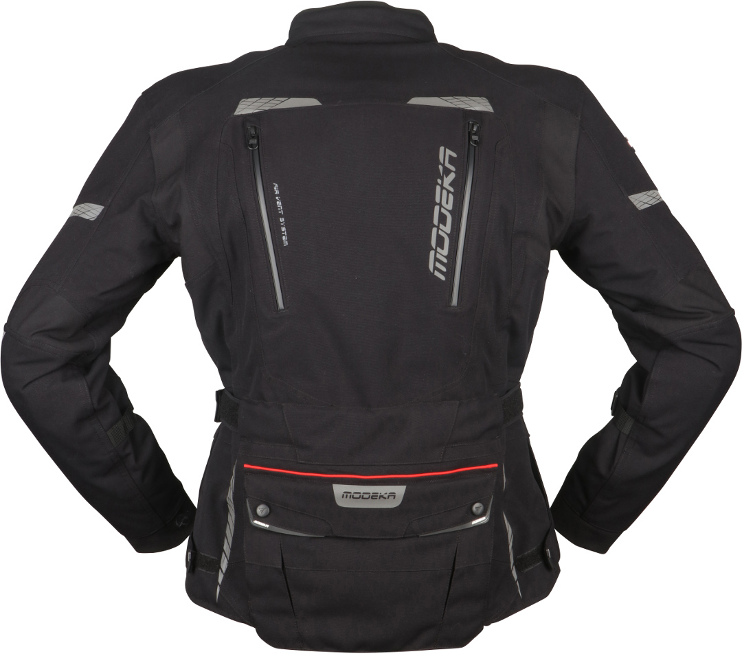 Modeka Viper LT Motorcykel tekstil jakke Sort L Figur 2