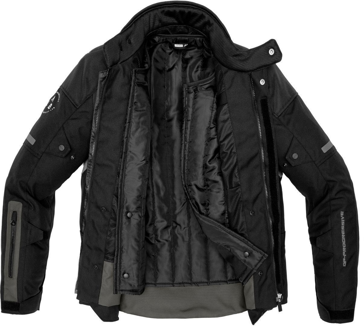 Spidi Traveller 3 H2Out Motorcycle Textile Jacket black/grey L Figure 2