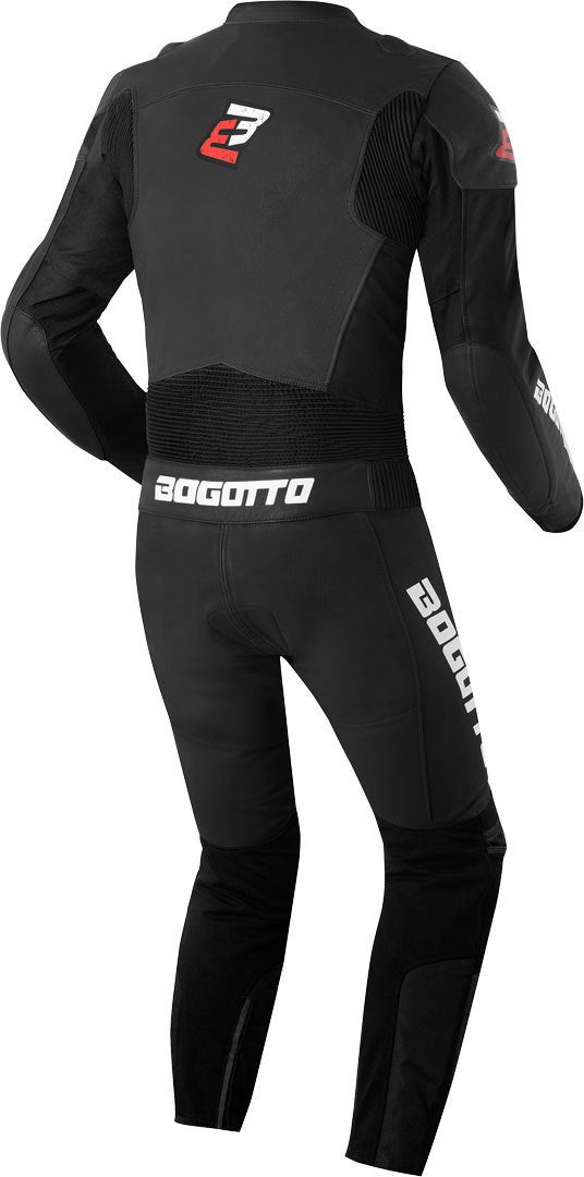 Bogotto Losail 2-Teiler Motorrad Lederkombi schwarz 60 Abbildung 2