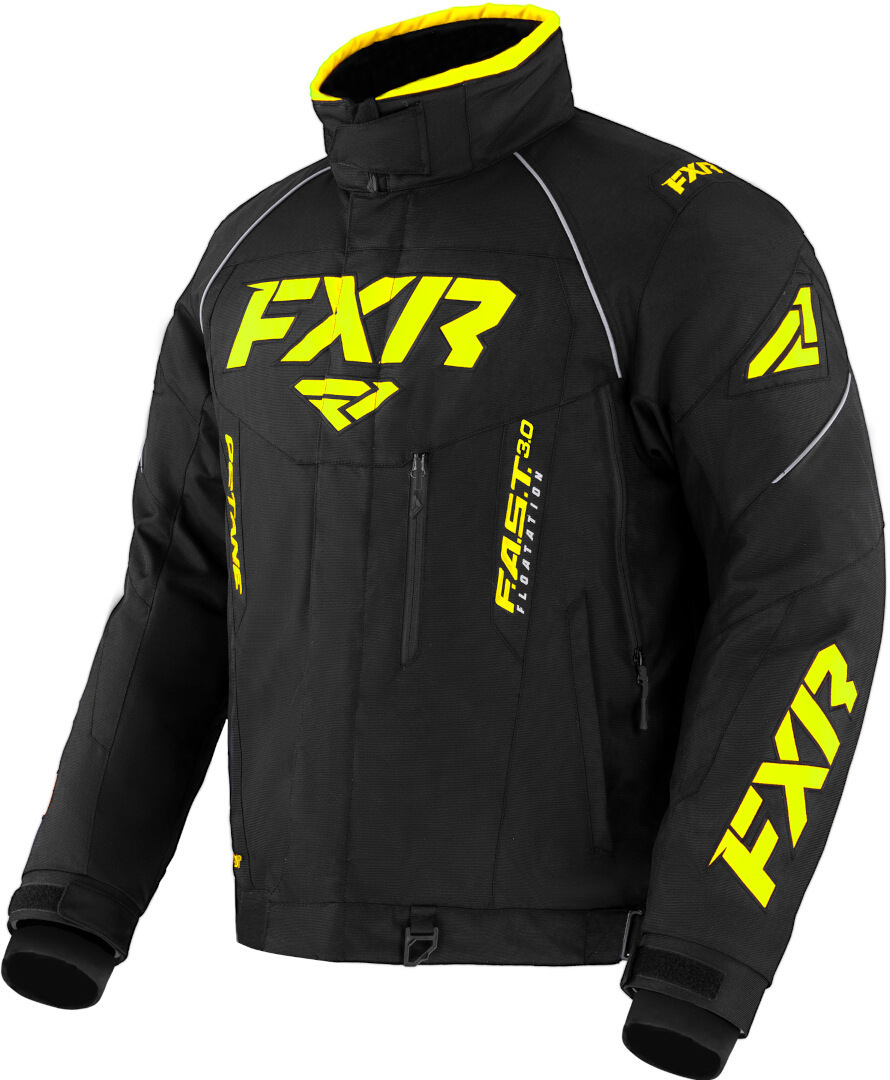 FXR Octane 2023 Snowmobile Jacket black/yellow L Figure 1