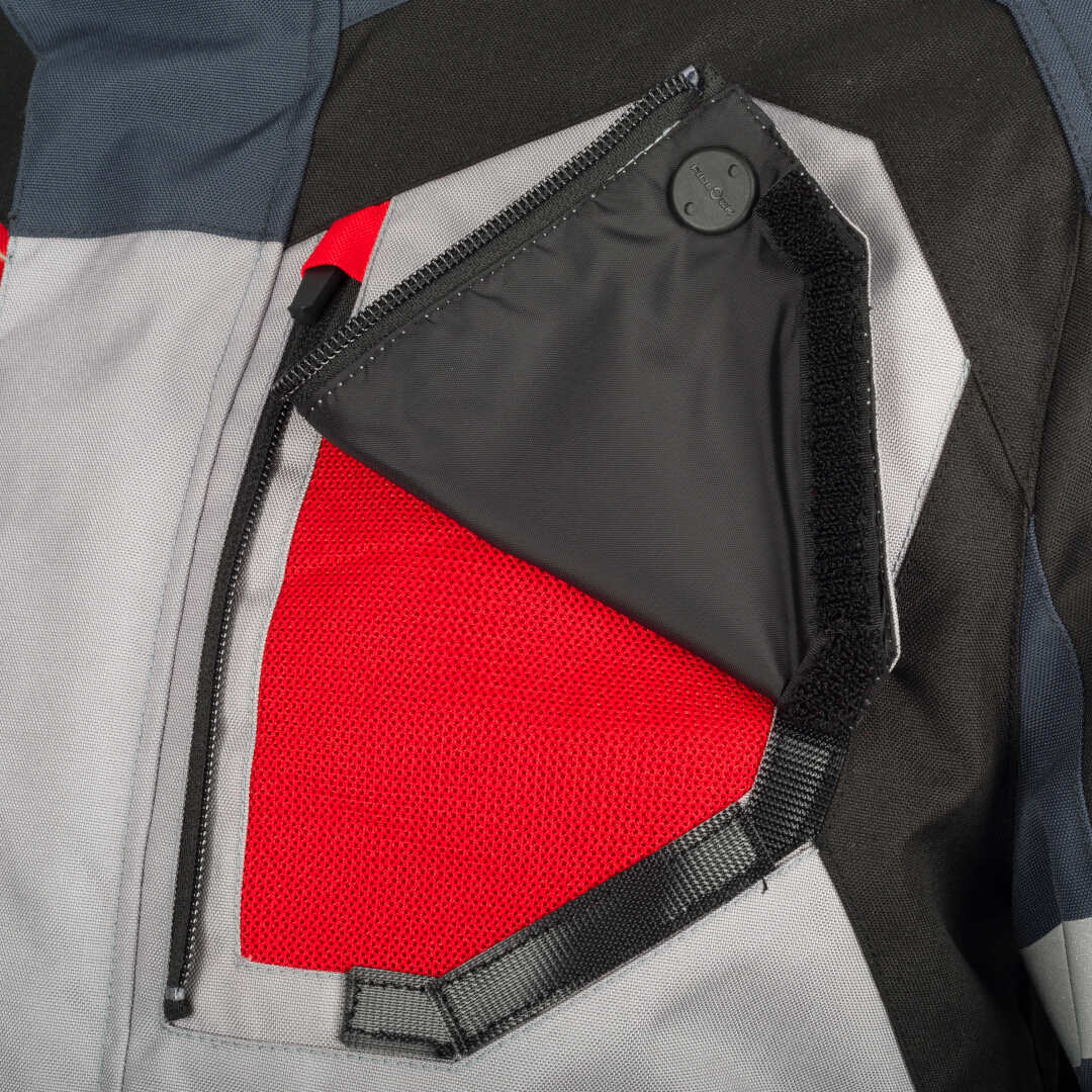 Bering Halifax 17353 wasserdichte Motorrad Textiljacke hellgrau/anthrazit 3XL Abbildung 5