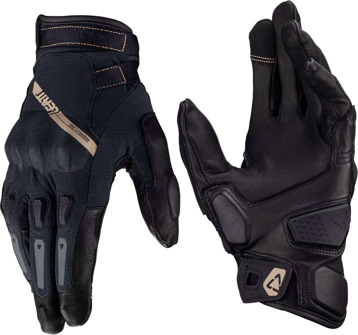 Leatt ADV HydraDri 7.5 Stealth Short waterproof Motorcycle Gloves-image-942399625