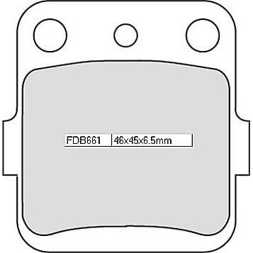 FERODO Sinterbelag FDB 661 SG Figura 1
