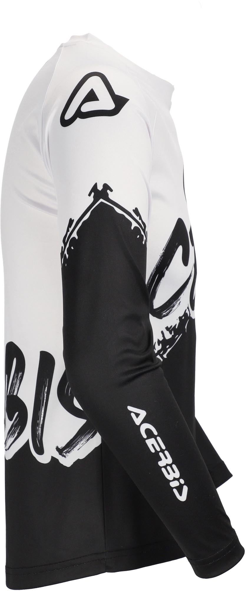 Acerbis MX Linear Graphic Youth Motocross Jersey black/white L Figure 4