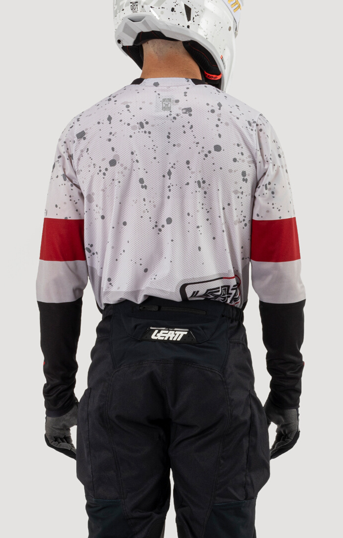 Leatt 4.5 Enduro Patch 2025 Tricou de motocross Negru/Gri/Roșu L Figura 5