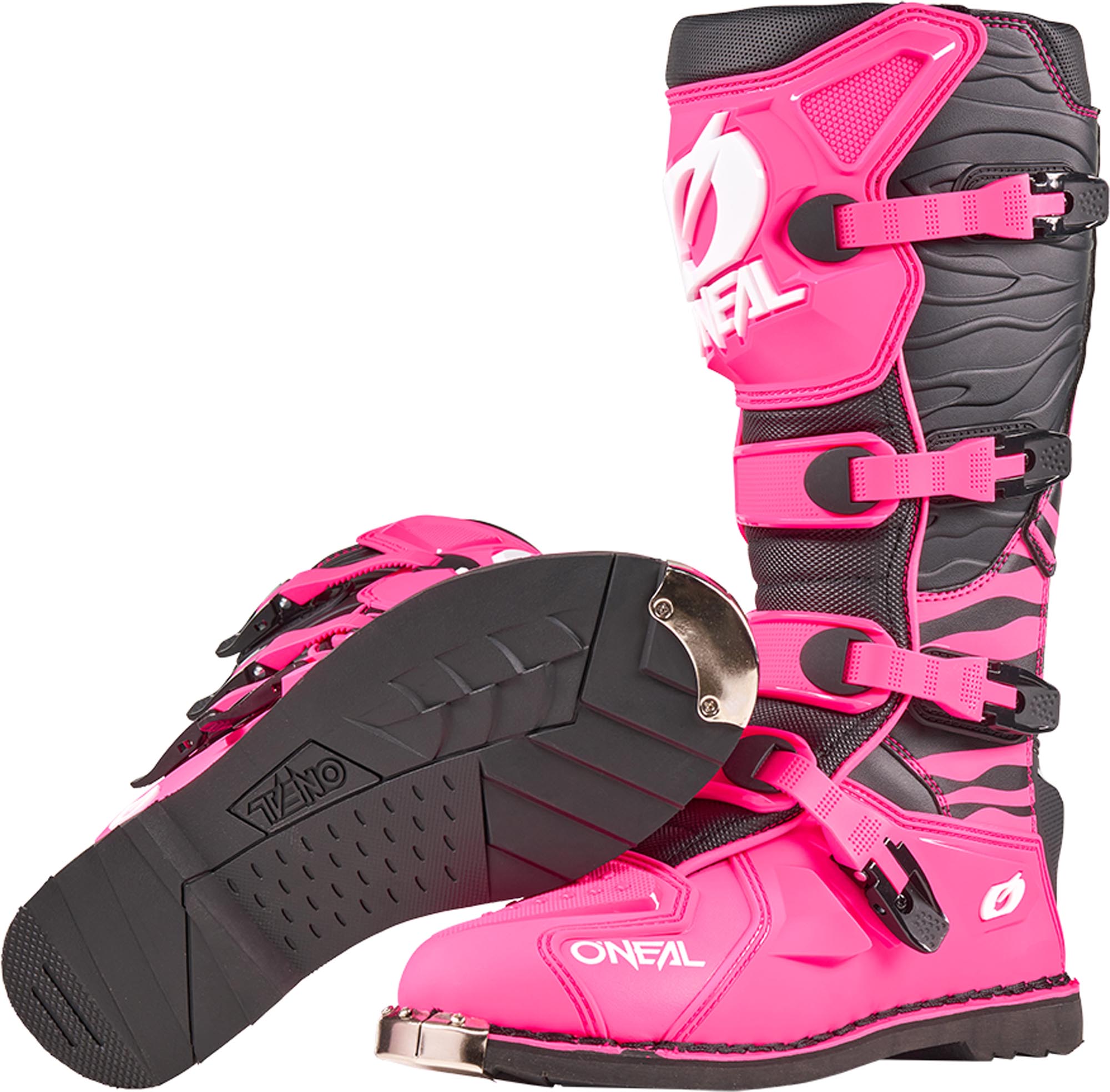 Oneal 3SRS EC Zebra Motocross čevlji roza 48 Slika 5
