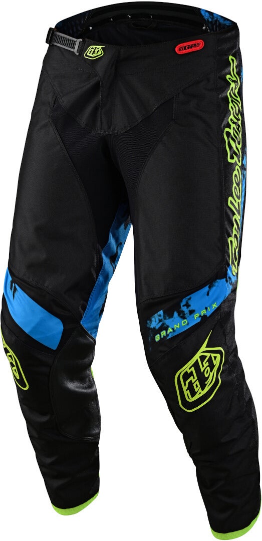 Troy Lee Designs GP Astro Motocross bukser sort/gul 34 Figur 1