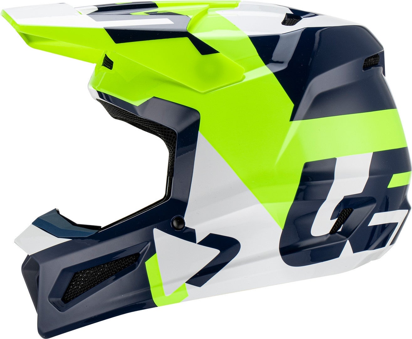 Leatt 2.5 Tricolor Casco Motocross Verde/Blu XXL (63/64) Figura 4