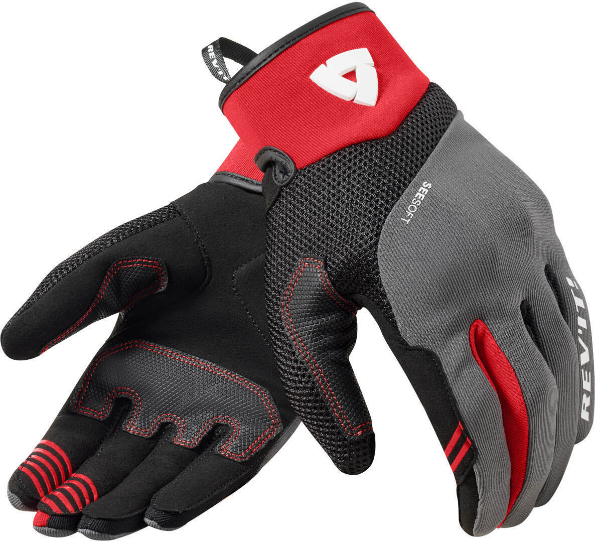 Revit Endo Motorcykel handsker sort/grå/rød 2XL Figur 1