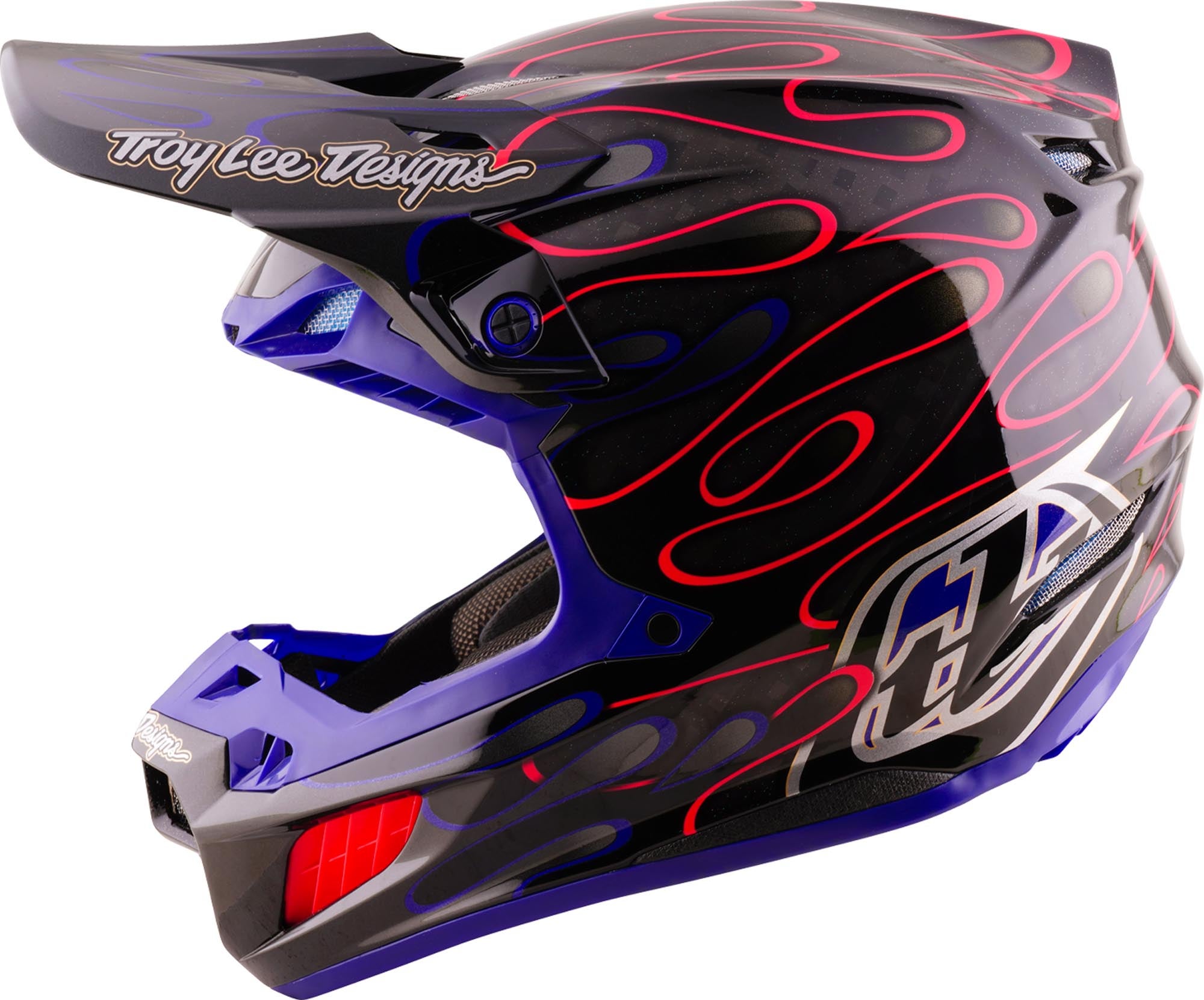 Troy Lee Designs SE5 Carbon MIPS Overspray Motocross Helmet black/magenta XL (60/61) Figure 7