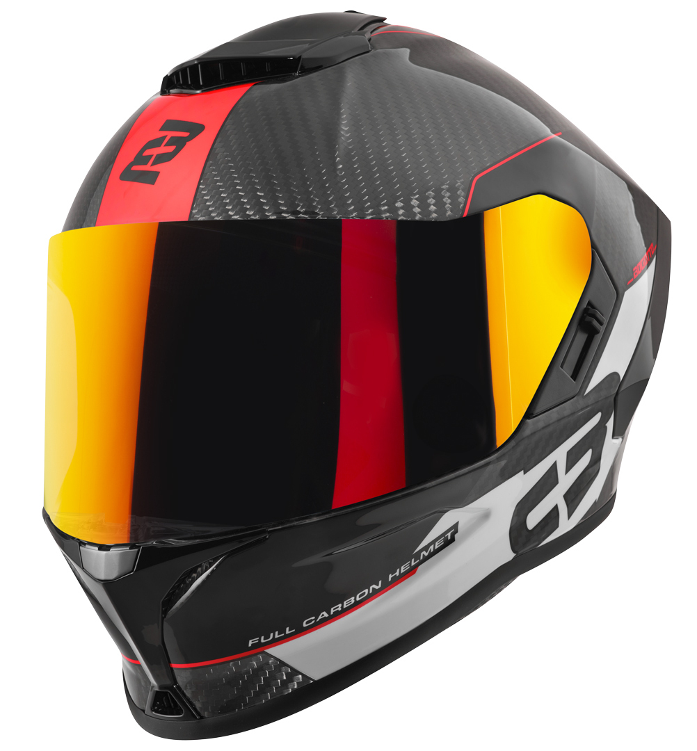 Bogotto Phantom Combo Carbon Casco nero/rosso/bianco M Figura 1
