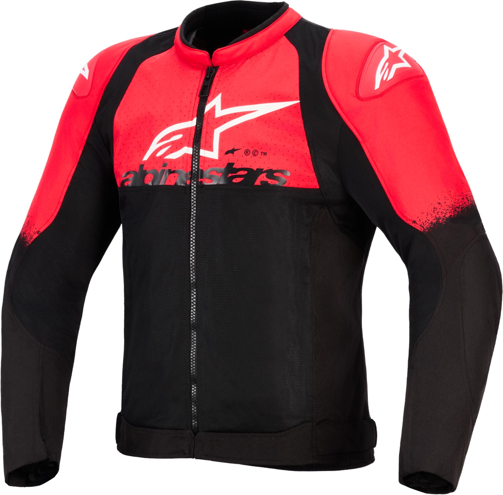 Alpinestars SMX Air Perforated Motorcycle Textile Jacket black/neon-red M Figure 1