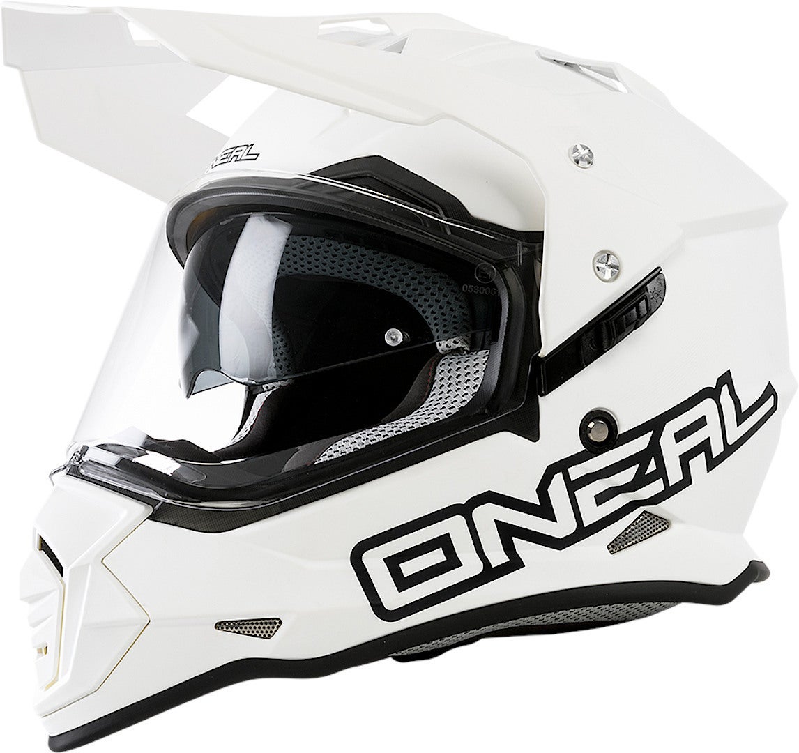 Oneal Sierra Flat 2023 Motorcross helm Wit Verlies (59/60) Figuur 1