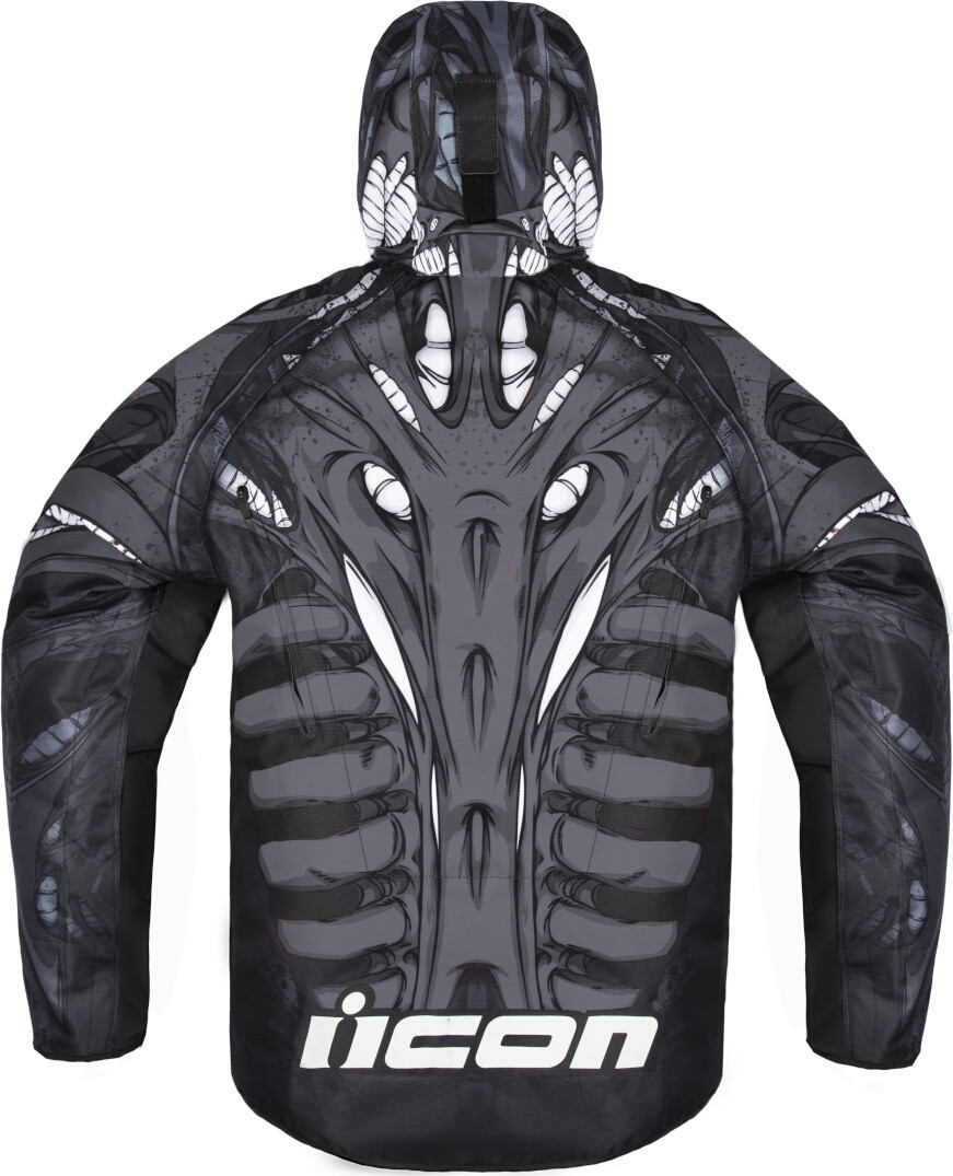 Icon Airform Manik'R Motorcycle Textile Jacket grey/black 3XL Figure 2