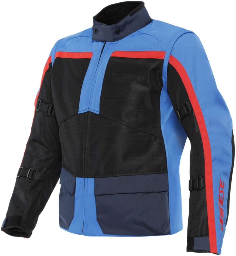Dainese Outlaw Tex Motorcycle Textile Jacket black/blue/red 62 Figure 1