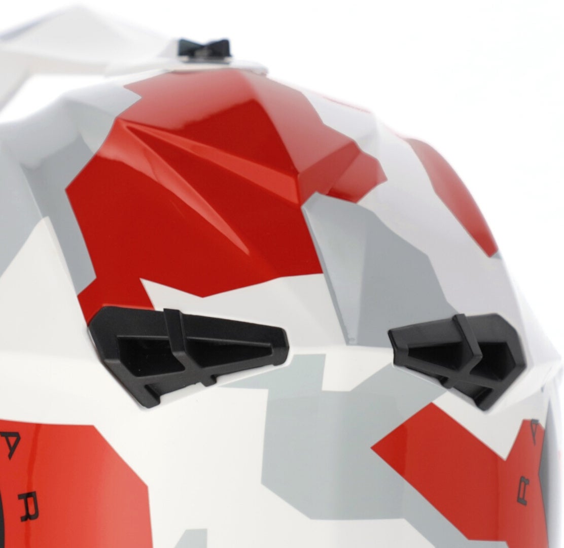 Acerbis Linear Graphic Casco da motocross bianco/rosso/grigio L (59/60) Figura 3