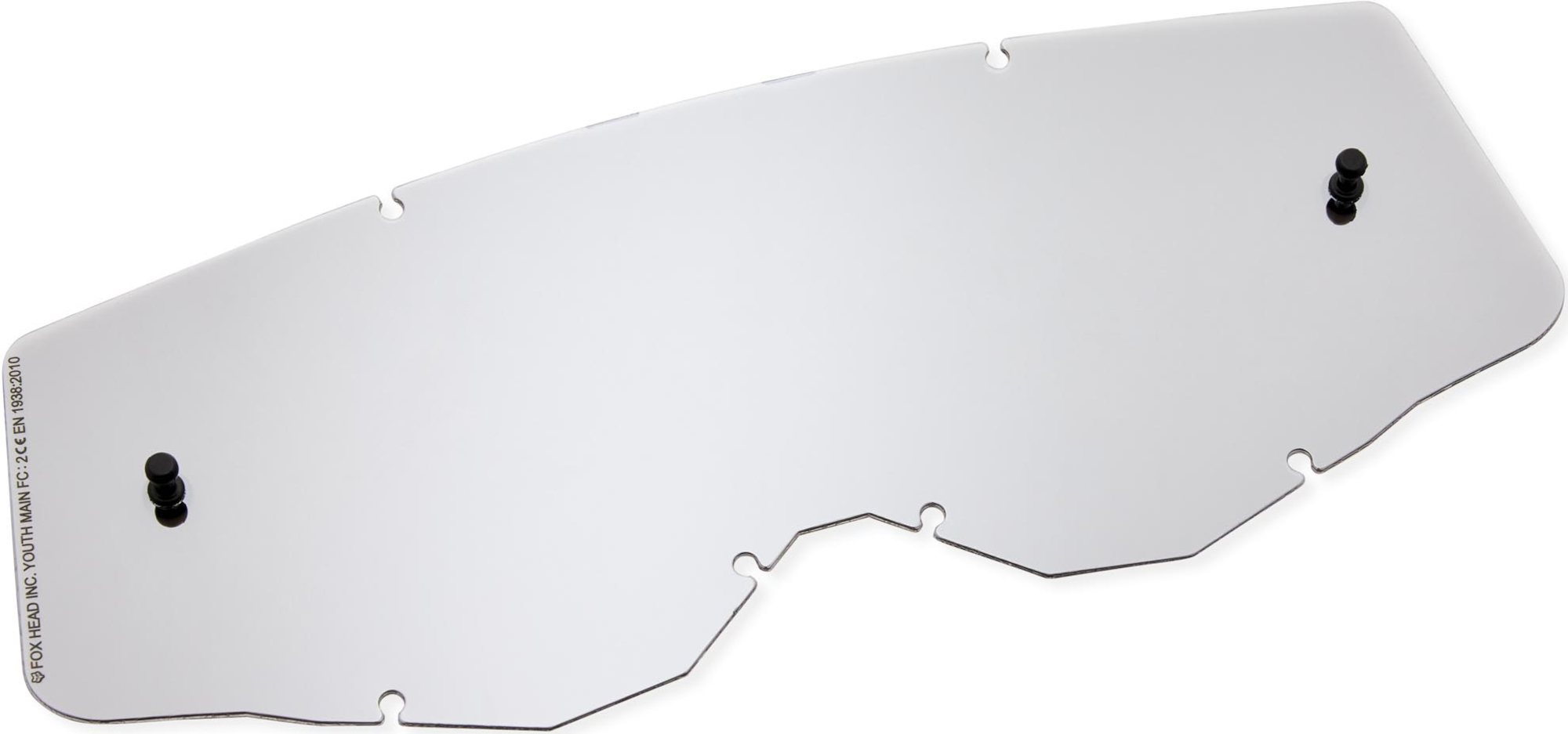 FOX Main Lexan Mirror Youth Replacement Lens grey Figure 1