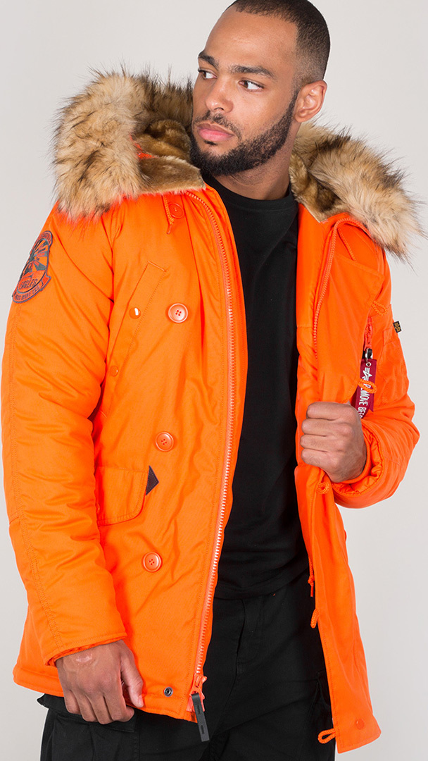 Alpha Industries Explorer Jacke orange L Abbildung 2