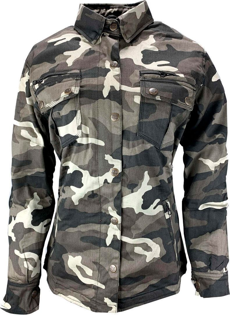 Bores Military Jack Damen Textiljacke dunkles camouflage L Abbildung 2