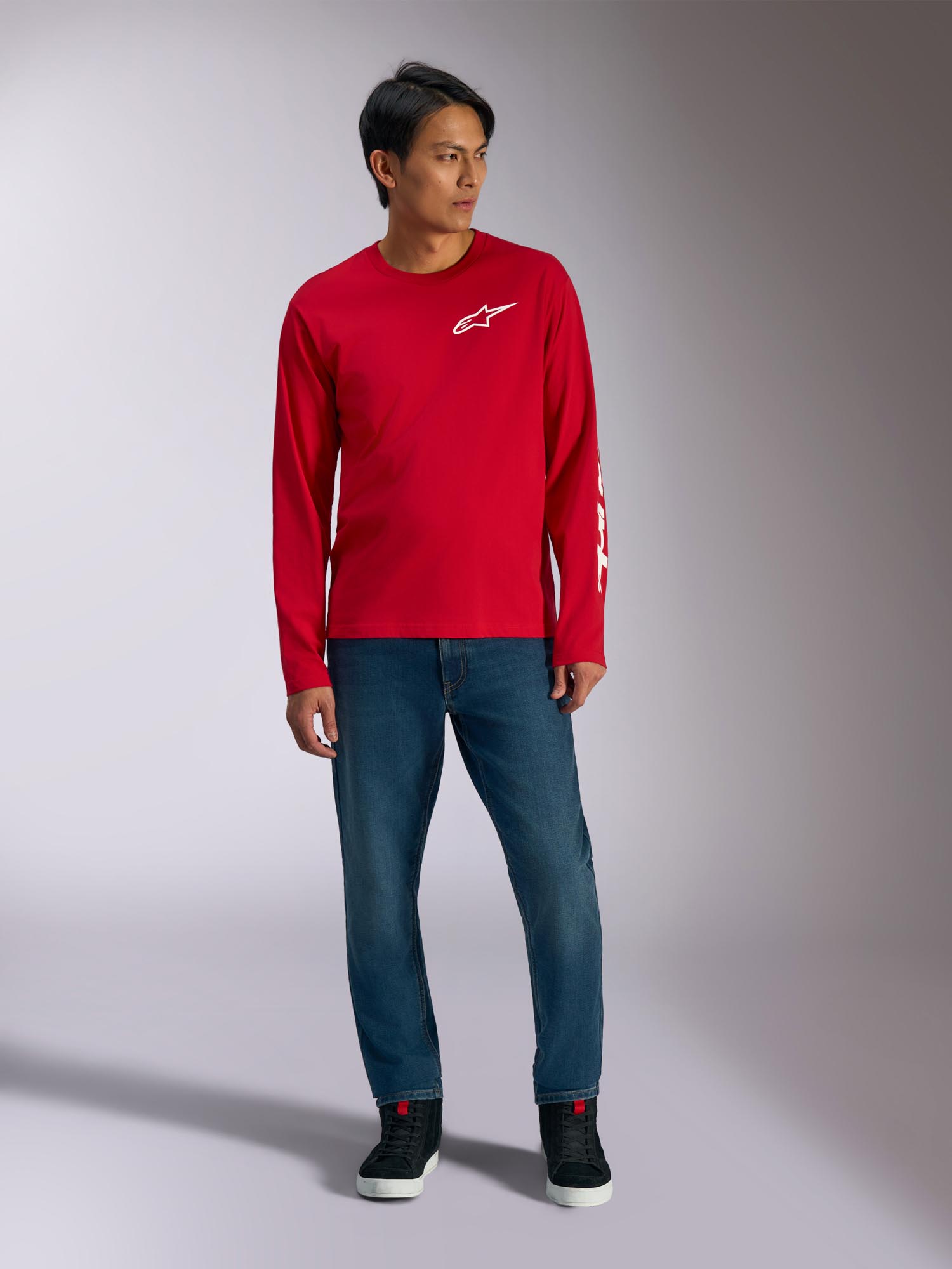 Alpinestars Trackside CSF Camicia a maniche lunghe Rosso/Bianco M Figura 6