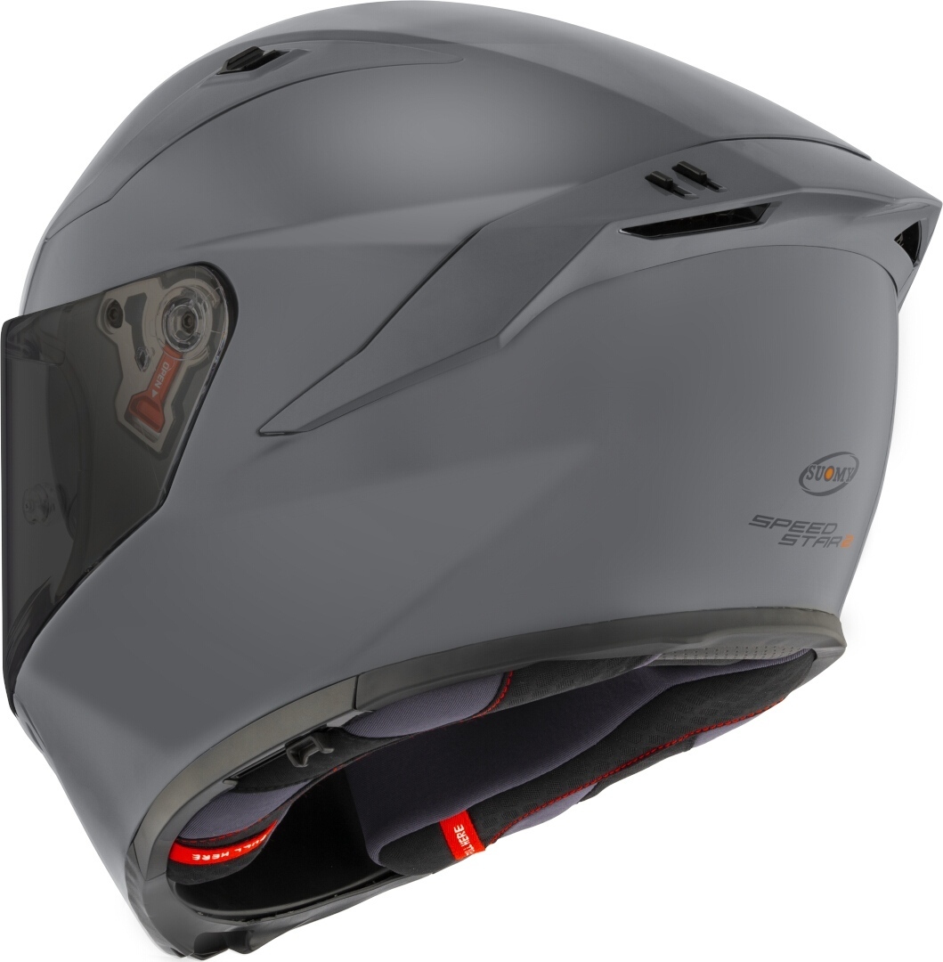 Suomy Speedstar 2 Plain Helm grau XXL (63) Abbildung 2