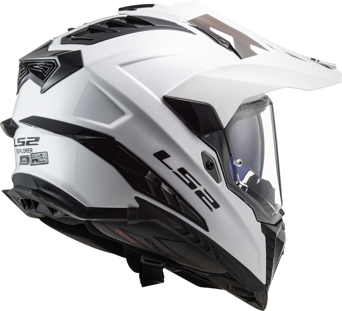 LS2 MX701 Explorer Solid Шлем для мотокросса Белый S (55/56) Рисунок 3