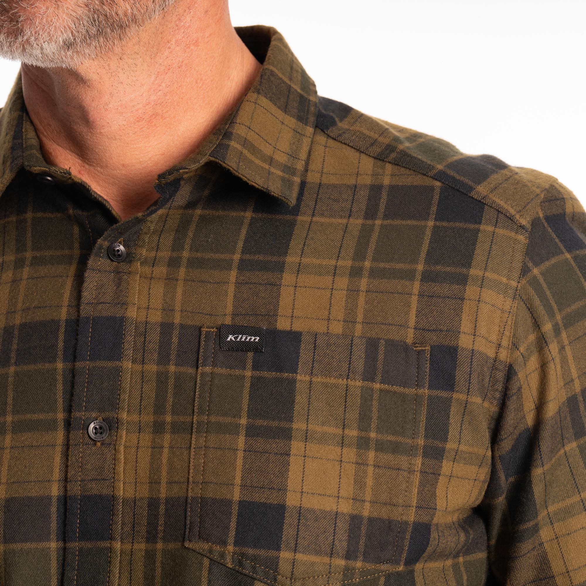 Klim Cottonwood Camicia di flanella rosso M Figura 4