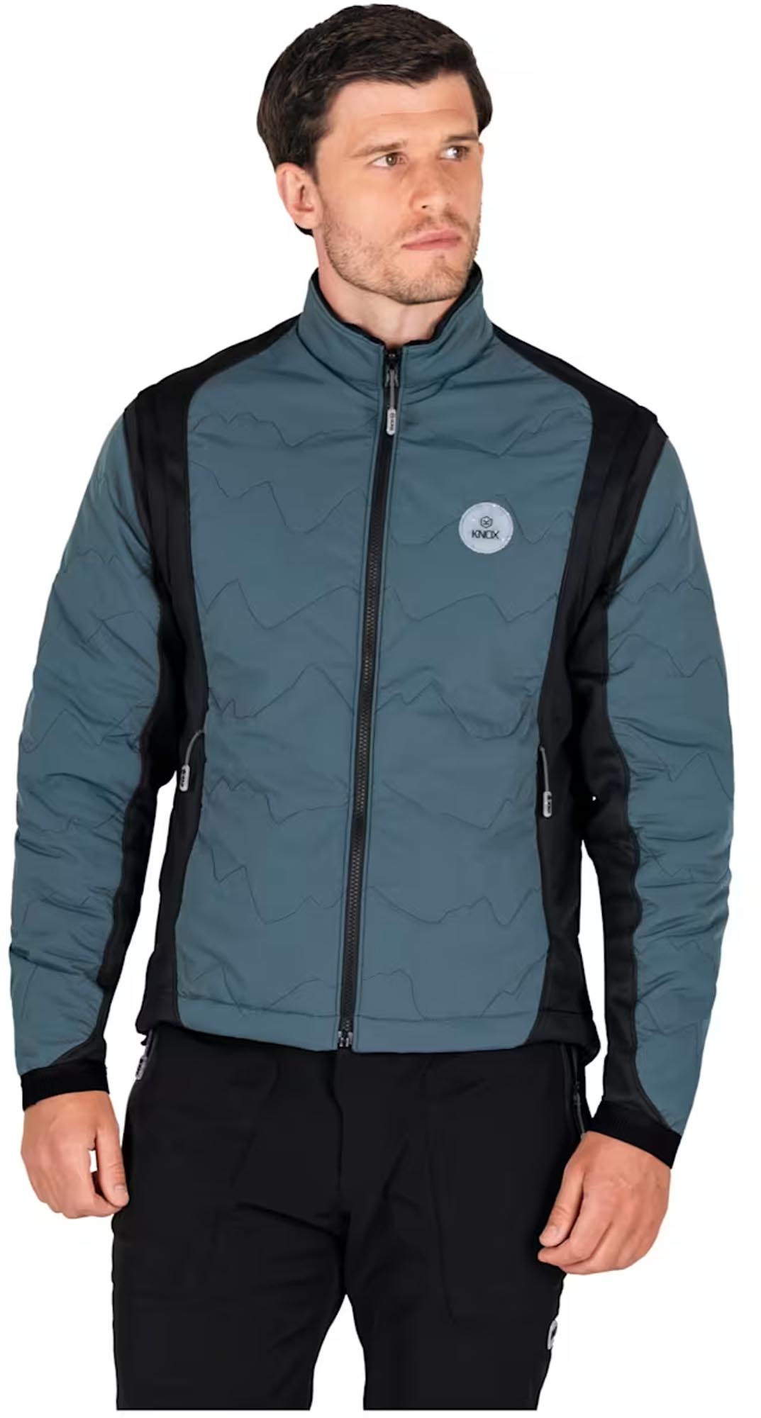Knox Modra waterproof Motorcycle Textile Jacket petrol/black M Figure 4