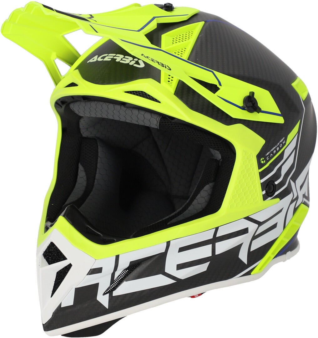 Acerbis Steel Carbon 2023 Casco Motocross nero/giallo XXL (63/64) Figura 1