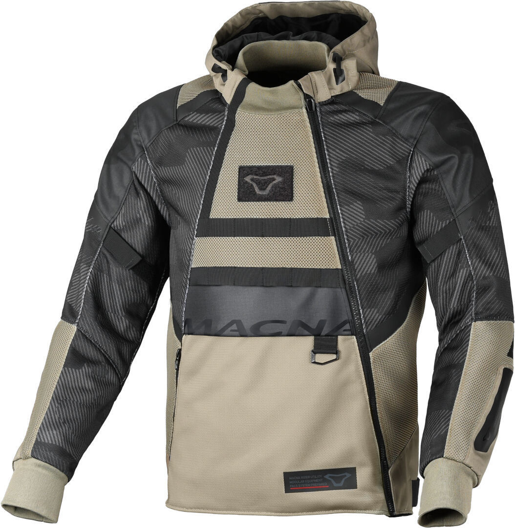 Macna Rebelite Motorcycle Textile Jacket sand/black S Figure 1